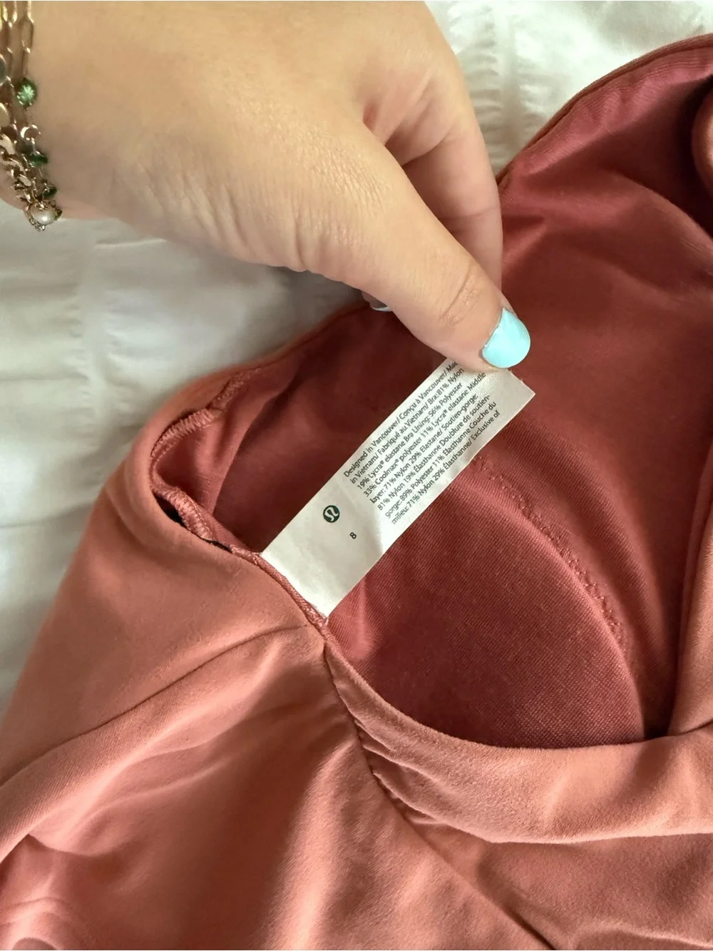 lululemon athletica Rust Cross-Back Tank